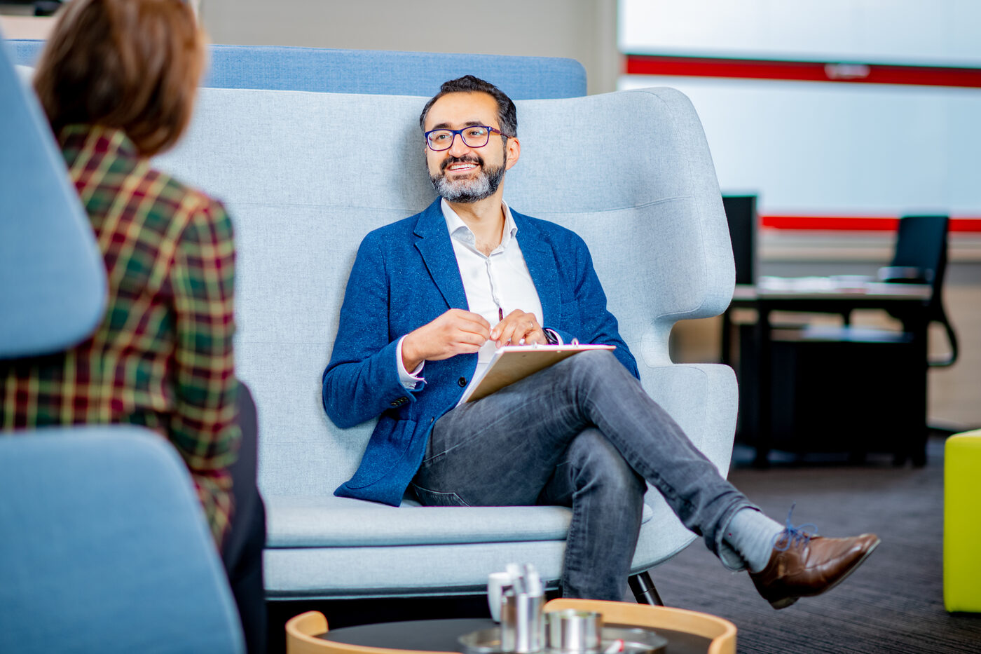 Sina Salim in gesprek